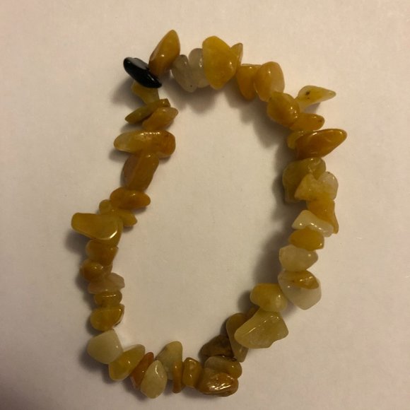** 3/$21 **   Natural Chip Stones Stretch Bracelet - Picture 3 of 8
